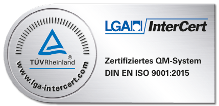 Zertifiziertes QM-System LGA InterCert